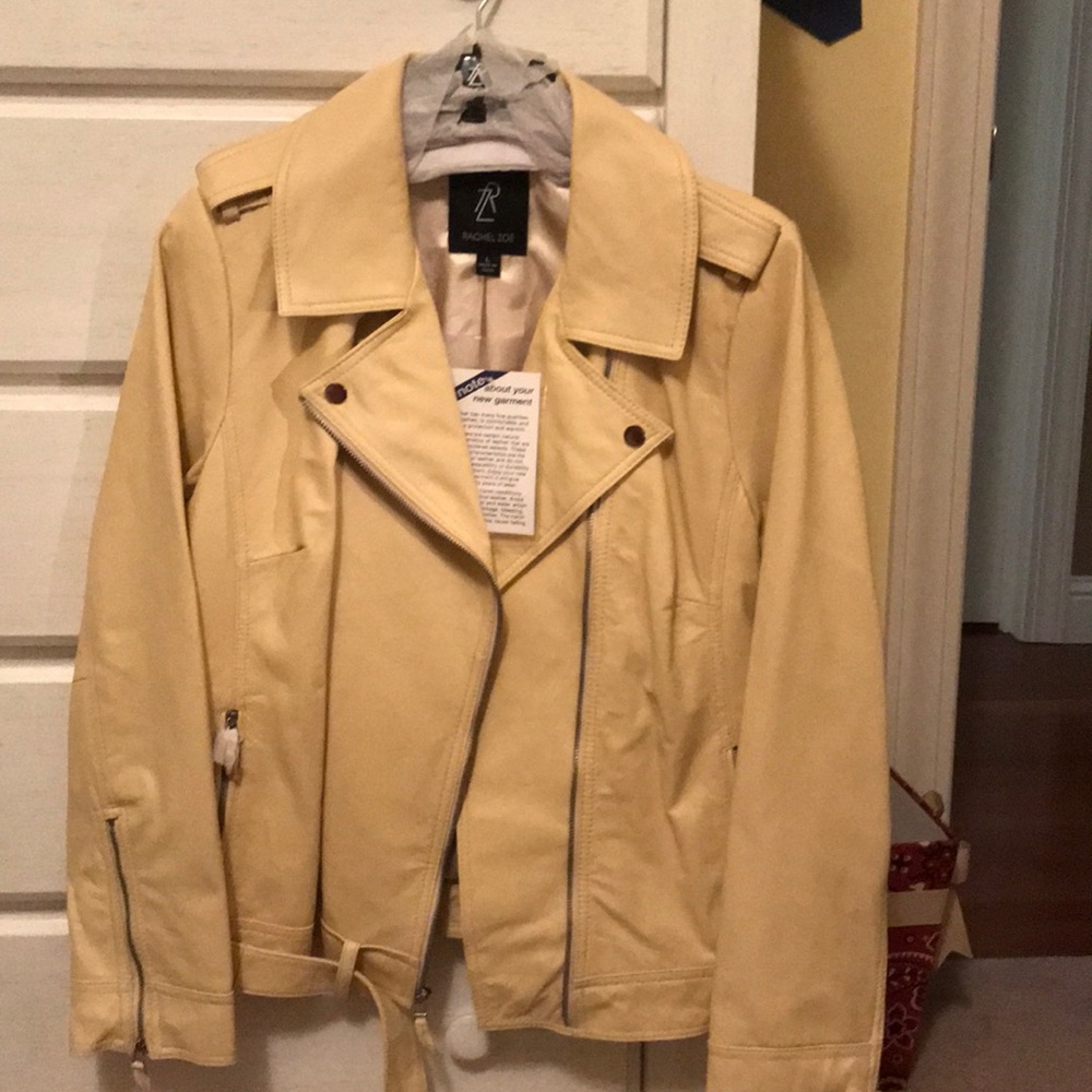NWT pd $275 Rachel Zoe leather jacket